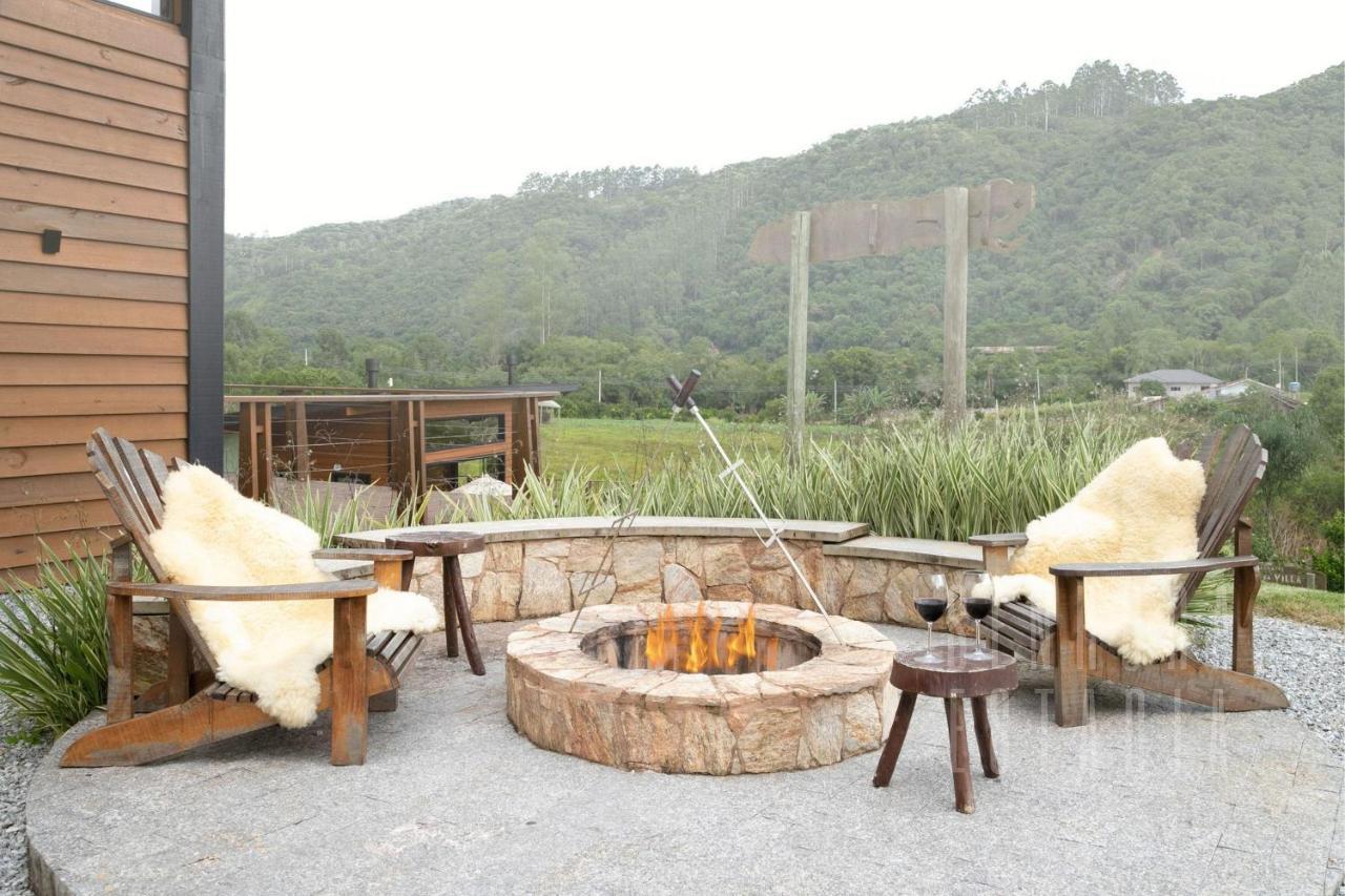 Villas Mornas Espaco De Eventos E Hospedagem Boutique Aguas Mornas Bagian luar foto