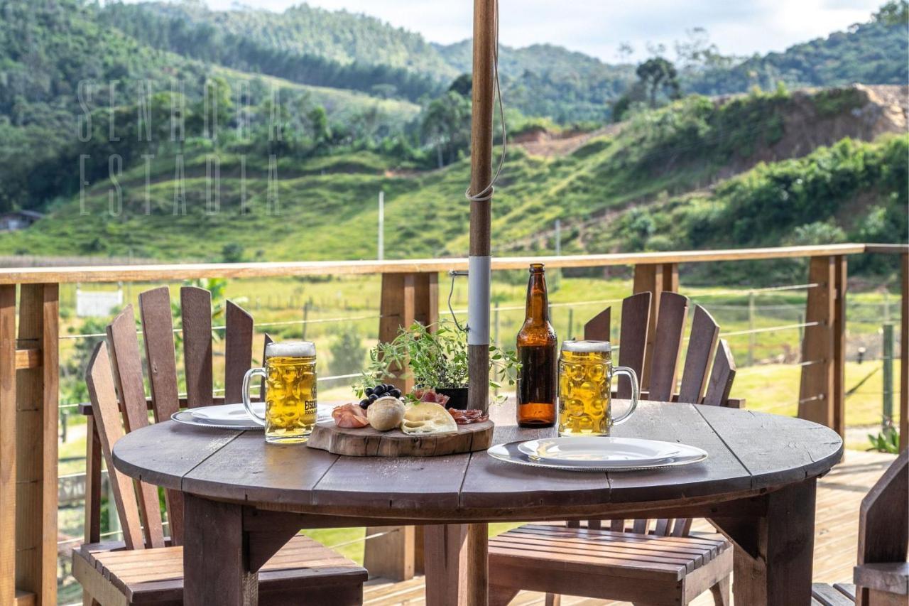 Villas Mornas Espaco De Eventos E Hospedagem Boutique Aguas Mornas Bagian luar foto