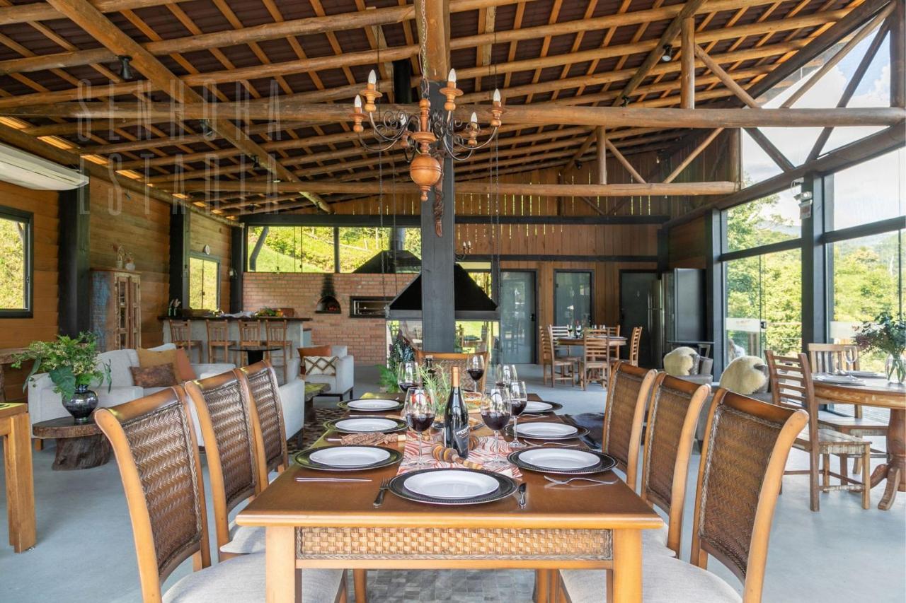 Villas Mornas Espaco De Eventos E Hospedagem Boutique Aguas Mornas Bagian luar foto