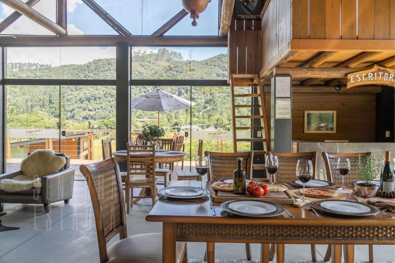 Villas Mornas Espaco De Eventos E Hospedagem Boutique Aguas Mornas Bagian luar foto