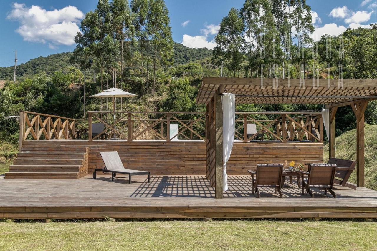 Villas Mornas Espaco De Eventos E Hospedagem Boutique Aguas Mornas Bagian luar foto