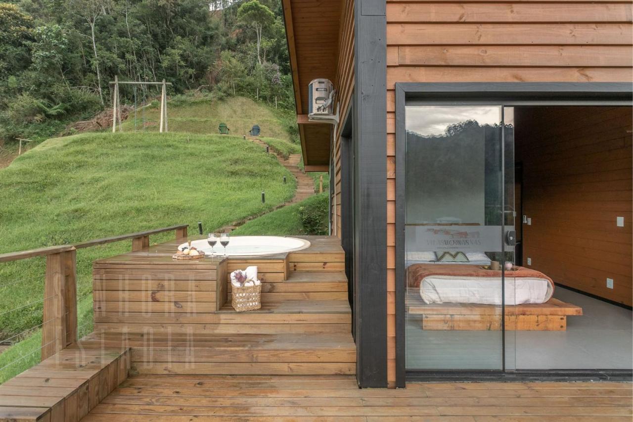 Villas Mornas Espaco De Eventos E Hospedagem Boutique Aguas Mornas Bagian luar foto
