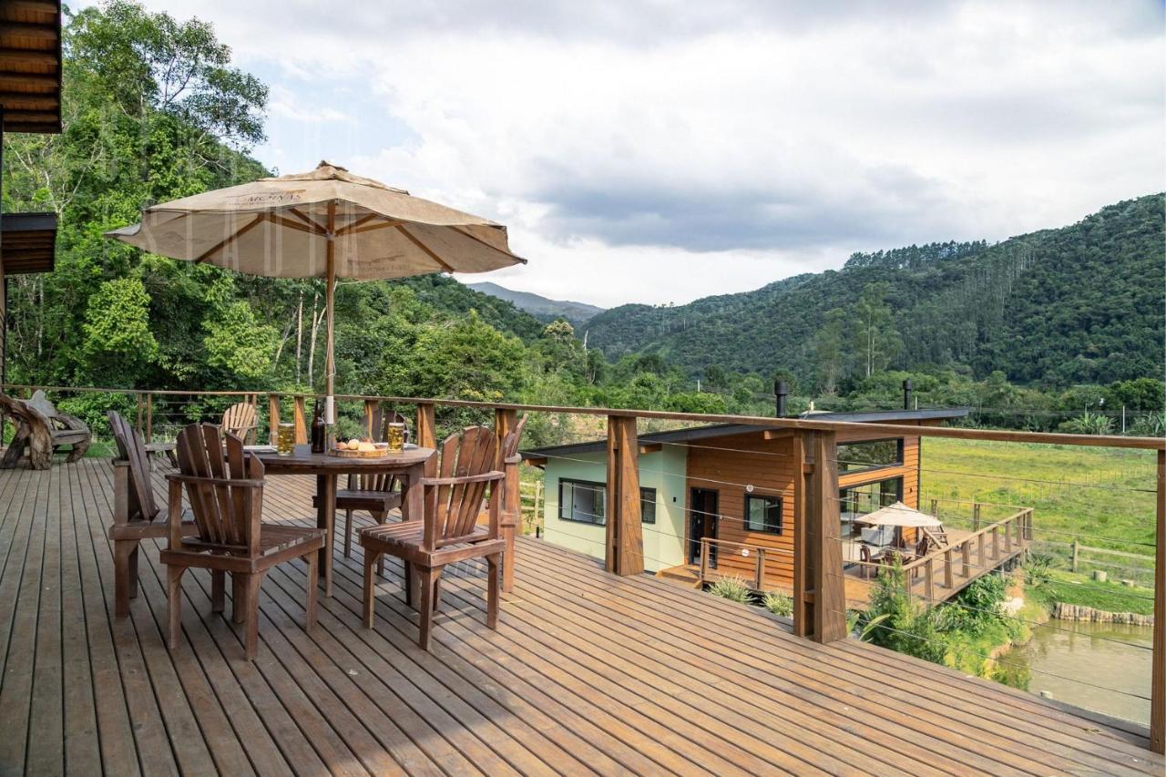Villas Mornas Espaco De Eventos E Hospedagem Boutique Aguas Mornas Bagian luar foto