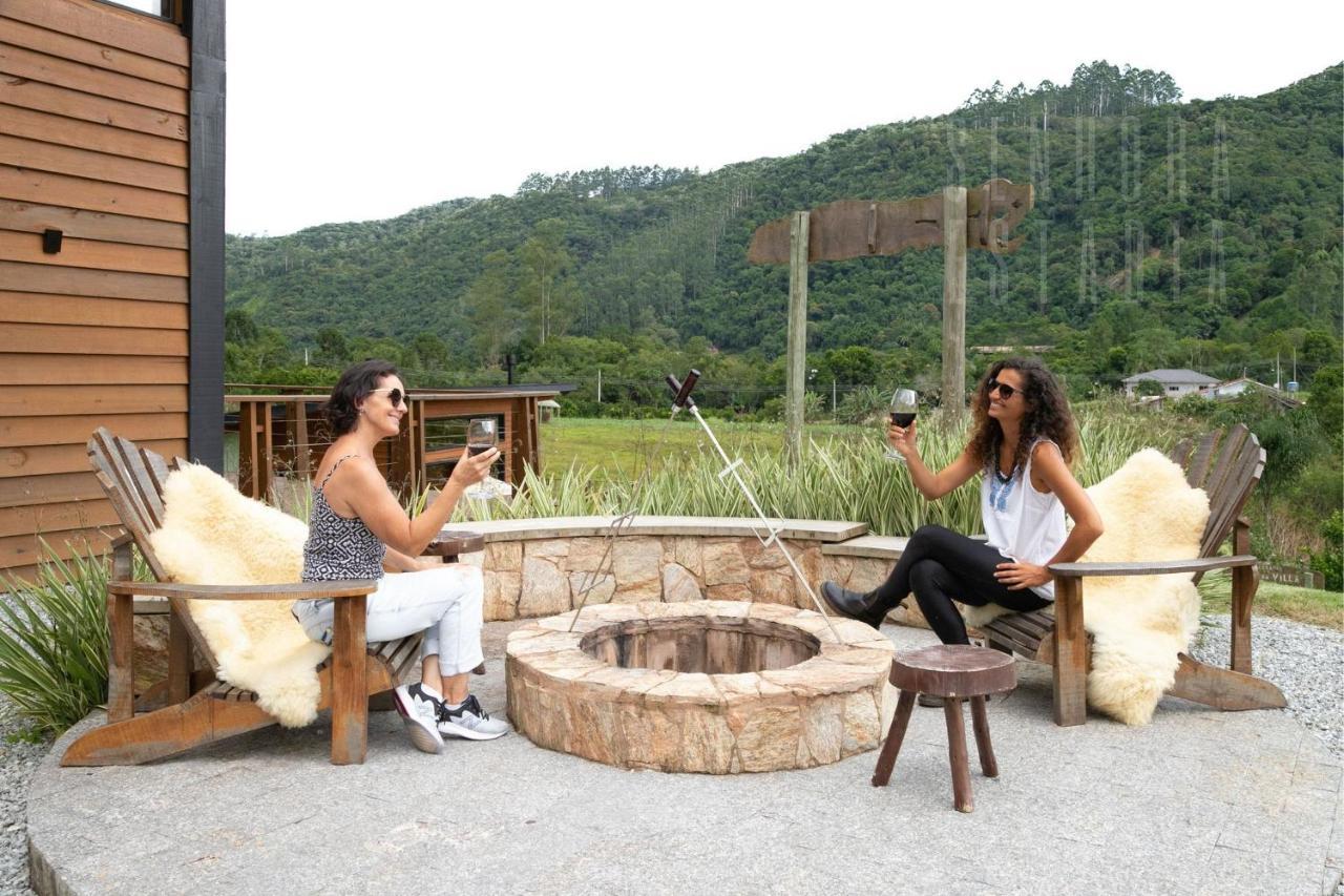 Villas Mornas Espaco De Eventos E Hospedagem Boutique Aguas Mornas Bagian luar foto