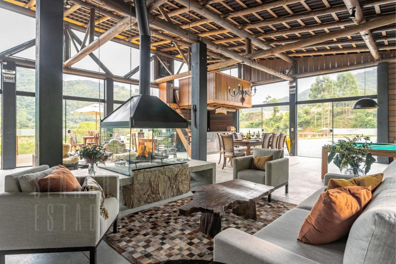 Villas Mornas Espaco De Eventos E Hospedagem Boutique Aguas Mornas Bagian luar foto